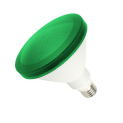 Bombilla led PAR38 18W E-27 1400Lm Color Verde Electro DH