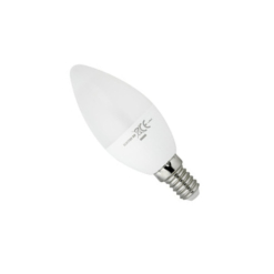 Bombilla LED Vela de 5W E-14 Luz Cálida 3.200 ºK Electro DH