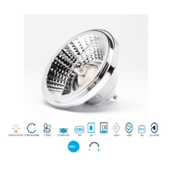 Bombilla led QR-111 GU10 regulable de 13W 3000ºK Threeline QR111N13DGU10BC36