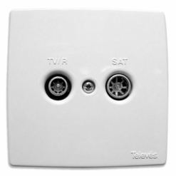 Caratula embellecedora toma televisión Televes