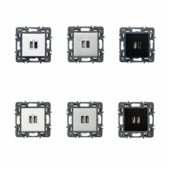 Cargador doble USB Legrand Valena Next