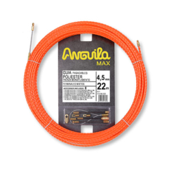 Guía pasacables Trenzada Monofilamento Naranja Anguila