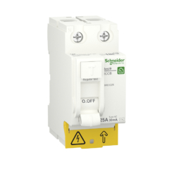 Interruptor diferencial monofásico de vivienda Resi9 2P 25a 30 mA Schneider Electric