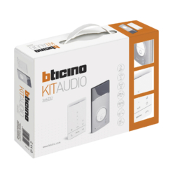 Kit audio 1 vivienda 2 hilos LINEA 3000 y teléfono manos libres CLASSE 100 364232