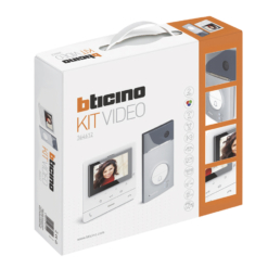 Kit vídeo 1 vivienda a 2 hilos, placa LINEA 3000 y monitor manos libres CLASSE 100 avanzado 364612