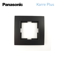 Marco de 1 elemento en negro Panasonic Karre Plus WKTF00012BL