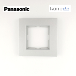 Marco de 1 elemento en plata Panasonic Karre Plus WKTF00012SL