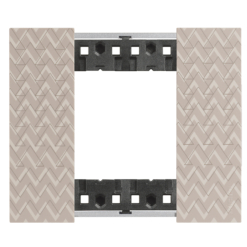 Marco de 1 elementos (2 módulos) optic Bticino Living NoW KA4802MM