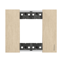 Marco de 1 elementos (2 módulos) oro Bticino Living NoW KA4802ZW