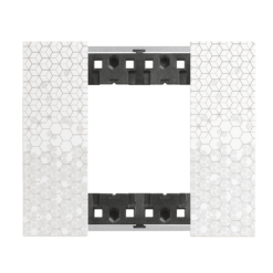 Marco de 1 elementos (2 módulos) pixel Bticino Living NoW KA4802MW