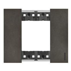 Marco de 1 elementos (2 módulos) space Bticino Living NoW KA4802NG