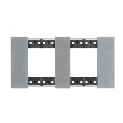 Marco de 2 elementos (4 módulos) moon Bticino Living NoW KA4802M2NW