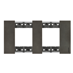 Marco de 2 elementos (4 módulos) space Bticino Living NoW KA4802M2NG