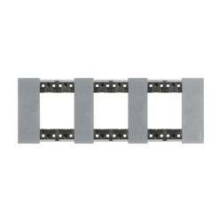 Marco de 3 elementos (6 módulos) moon Bticino Living NoW KA4802M3NW