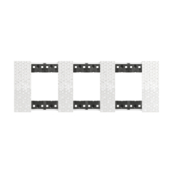 Marco de 3 elementos (6 módulos) pixel Bticino Living NoW KA4802M3MW