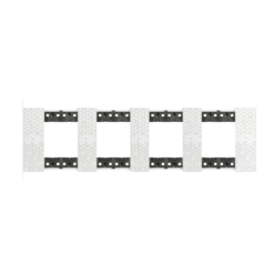 Marco de 4 elementos (8 módulos) pixel Bticino Living NoW KA4802M4MW