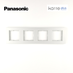 Marco de 4 elementos en plata Panasonic Karre Plus WKTF00042SL