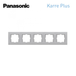 Marco de 5 elementos en plata Panasonic Karre Plus WKTF00052SL