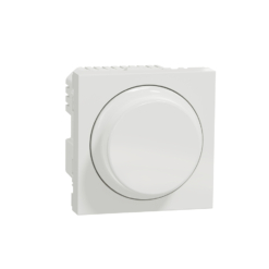 Regulador Led universal giratorio Wiser Blanco Polar NU351818 Schneider