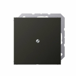 Salida de cables en antracita Jung LS 990. Ref: AL2990AAN