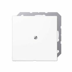 Salida de cables en blanco alpino Jung LS 990. Ref: LS990AWW