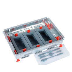 Soporte de portamecanismos para suelo técnico y de pavimento Legrand