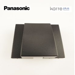 Tapa frontal para salida de hilos Panasonic Karre Plus WKTR07021BL