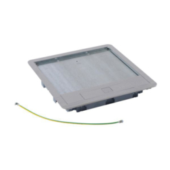 Tapa metal inox para caja suelo de Legrand