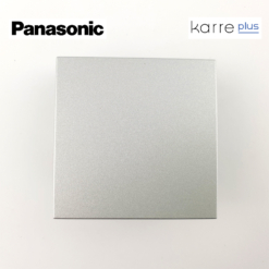 Tecla en plata para interruptor, conmutador, cruzamiento e interruptor bipolar Panasonic Karre Plus WKTR00011SL