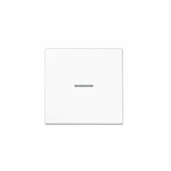 Tecla interruptor con visor en blanco alpino Jung LS 990. Ref: LS990KO5WW