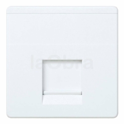 Adaptador 1 conector informático blanco Simon 27