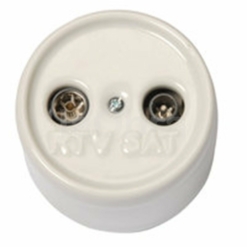 Toma televisión de porcelana Fontini Garby