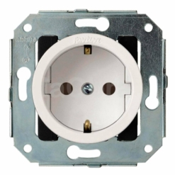 Base enchufe blanca Fontini Venezia