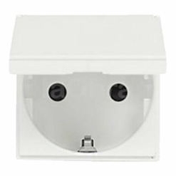 Base enchufe schuko con tapa Niessen Zenit