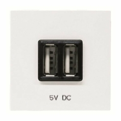 Toma cargador doble USB Niessen Zenit