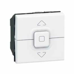 Pulsador persianas blanco Legrand Mosaic