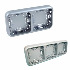 Marco doble superficie en plata