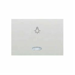 Tecla pulsador con piloto led luminoso y con serigrafía de bombilla BJC Coral