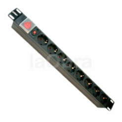 Regleta 19 pulgadas de enchufes con interruptor