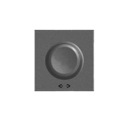 Tapa frontal para regulador de iluminación en gris oscuro Panasonic Karre Plus WKTR05281DG