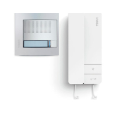 Kit de audio para 1 vivienda de 2 hilos, placa SFERA NEW y un teléfono SERIE 8 ref.: 378151