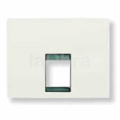 Tapa toma informática con porta etiquetas Niessen Olas