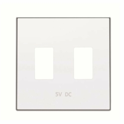 Toma para tapa de cargador doble USB Niessen Sky