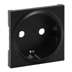 Tapa de base schuko negro 864520