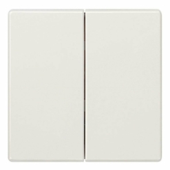 Tecla doble interruptor Siemens Style blanco titán