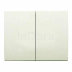 Tecla doble interruptor Niessen Olas