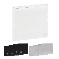 Tecla pegatinas aluminio