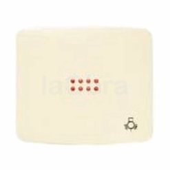 Tecla pulsador luz con visor Niessen Arco