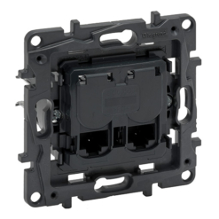 Toma de red doble RJ 45